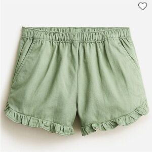 J.Crew Girls Size 6 Ruffle Pull-on Short in Soft Chino